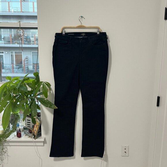 NYDJ Barbara Bootcut Dark Blue Jeans Size 14 Tall - Picture 1 of 8